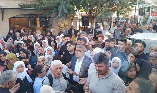 Köşk'te umre yolcuları dualarla uğurlandı