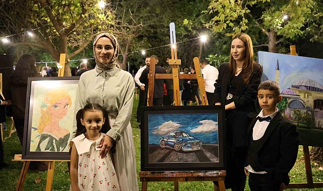 Küçük yeteneklerin, büyük eserleri sergilendi