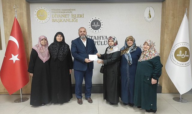 Kütahya'da Kur'an Kursu öğrencilerinden, "Hediyem Kur'an Olsun" kampanyasına destek