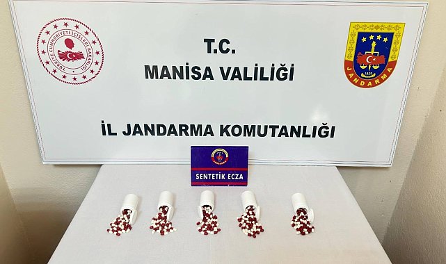 Manisa'da uyuşturucu operasyonu: 290 adet hap ele geçirildi