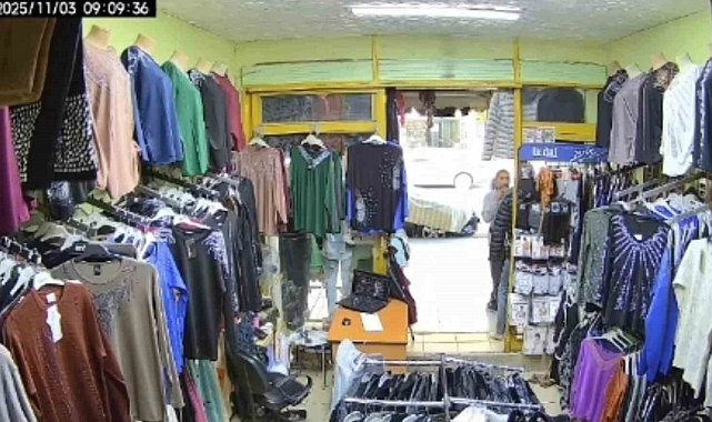 Mankenin üstündeki 1000 TL'lik montu kendi malıymış gibi gitti