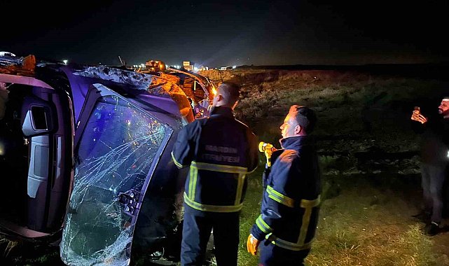 Mardin'de cip şarampole devrildi: 4 yaralı