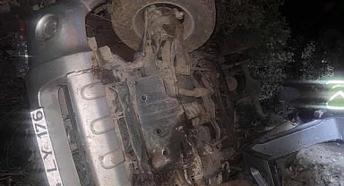 Mardin'de devrilen pikapta 2'si çocuk 6 kişi yaralandı