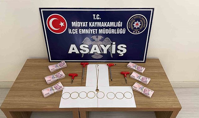 Mardin'de hırsızlık operasyonu: 5 şüpheli yakalandı