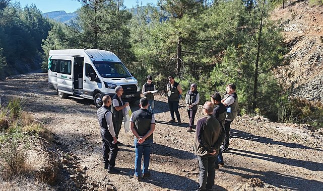 Mersin Orman Bölge Müdürlüğü'nde saha eğitimleri devam ediyor