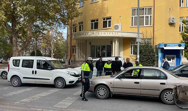 Mersin'den çaldığı otomobille Karaman'da gezerken yakalandı