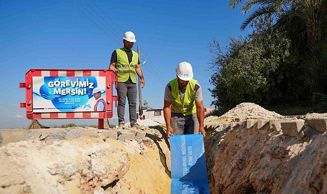 MESKİ, Camili Mahallesi'nde içme suyu terfi hattını yeniledi