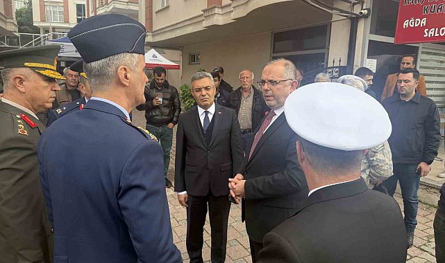 MSÜ Rektörü Prof. Dr. Erhan Afyoncu şehit ailesini ziyaret etti: "Fedakarlıkla çalışan çok sevdiğimiz bir komutanımızdı"