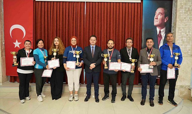 Muğla'da öğretmenler arası spor turnuvalarının ödül töreni coşkuyla gerçekleşti