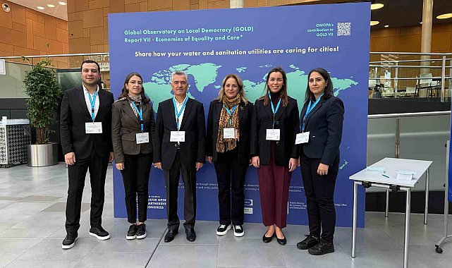 MUSKİ, küresel su yönetiminde Türkiye'yi temsil etti