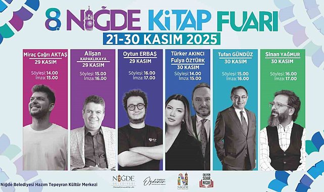 Niğde'de kültür şöleni başlıyor: 8. Kitap Fuarı kapılarını açıyor