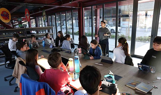 Nilüfer'de çocuklar animasyonun temellerini öğrendi