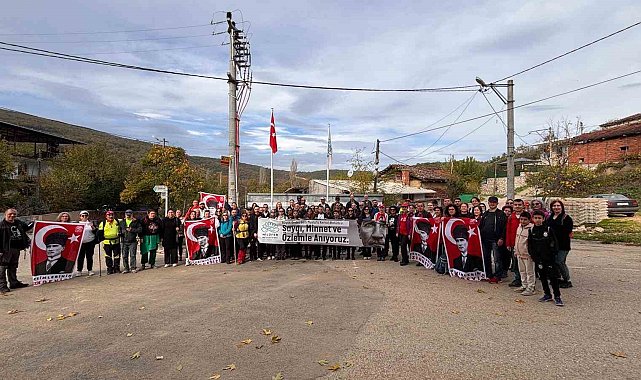 Nilüferliler, Ata'yı Mysia Yolları'nda andı