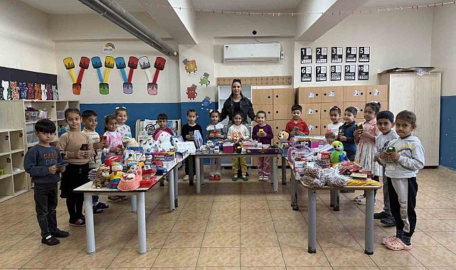 Ordu'da minik kalpler arasında sevgi köprüsü kuruldu