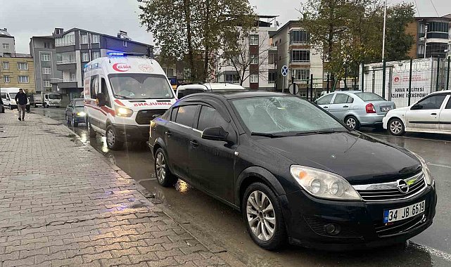 Ordu'da otomobilin çarptığı yaya yaralandı