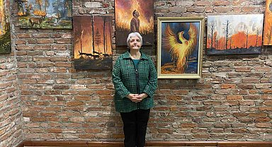 Orman yangınlarını konu alan resim sergisi açıldı