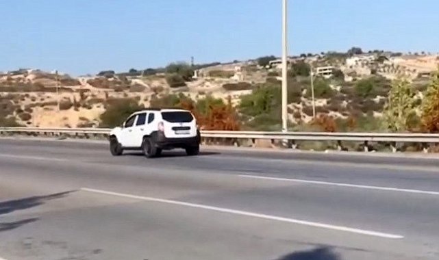 Otoyolda geri giden sürücüyü vatandaş çekti, jandarma ceza kesti