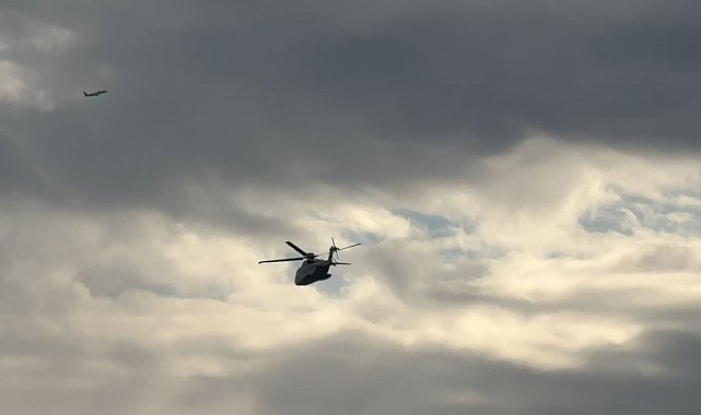 Papa 14. Leo'nu taşıyan Helikopter İznik'e hareket etti