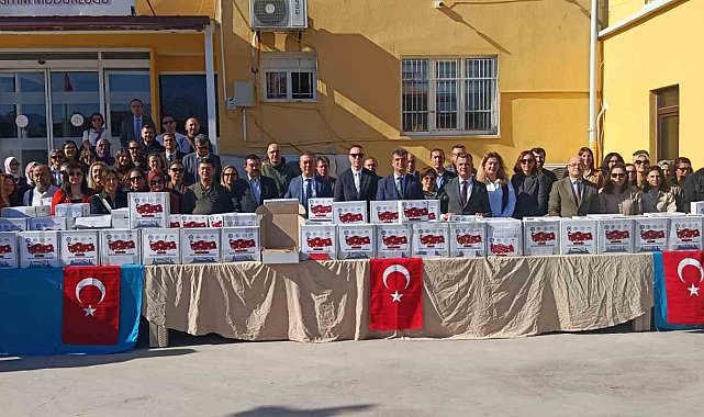 "Hediyem 81 İlin 81 Öğretmenine" projesinde paketler Milas'tan yola çıktı