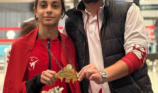 Şahinbey Belediyespor'un Altın Kızı Bükreş'te tarih yazdı