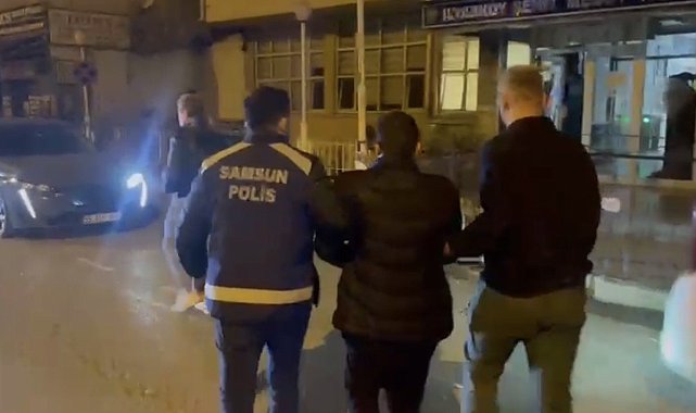 Samsun'da 12 yıl hapis cezası bulunan firari yakalandı