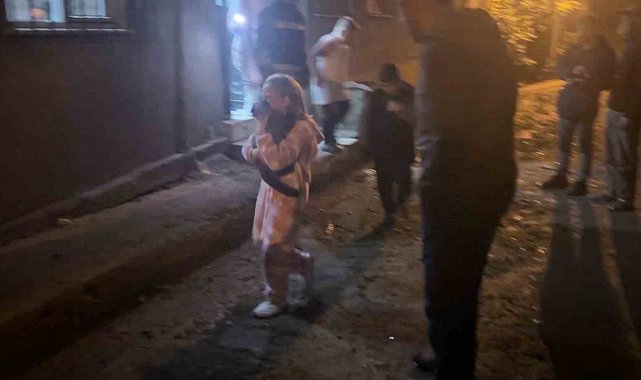 Samsun'da soba parladı: 2 kişi dumandan etkilendi, küçük kız kedisi için gözyaşı döktü