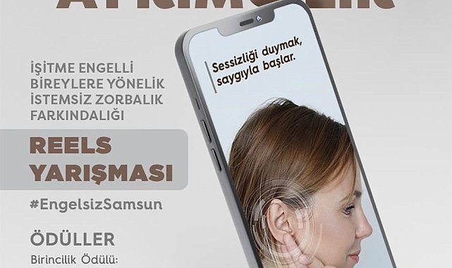 Samsun'da zorbalıklara karşı reels yarışması