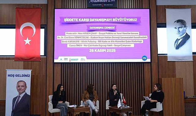 Sancaktepe Belediyesi'nden kadına yönelik şiddete karşı farkındalık etkinliği