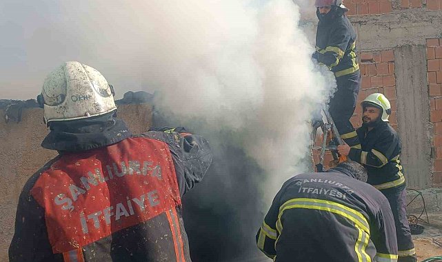 Şanlıurfa'da mesken yangını söndürüldü