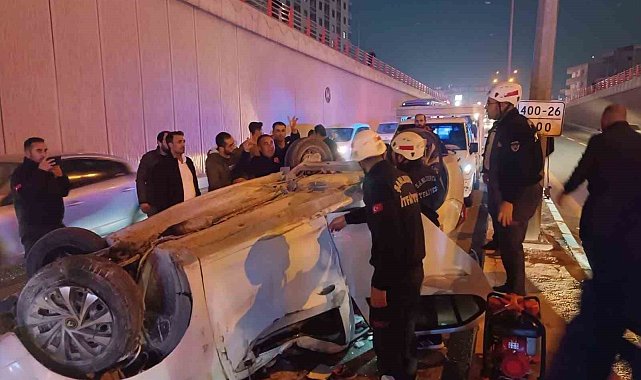 Şanlıurfa'da otomobil devrildi: 3 yaralı