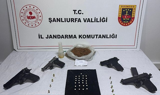 Şanlıurfa'da uyuşturucu operasyonu: 3 gözaltı