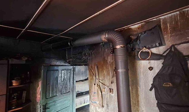 Seydişehir'de müstakil evde yangın