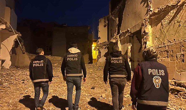 Siirt'te 5 noktada "narko-alan" uygulaması