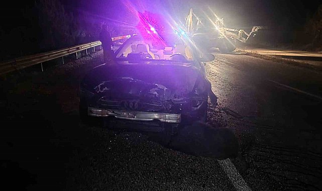 Sinop Belediye Başkanı'nın makam aracı domuz sürüsüne çarptı: Başkan kazayı yara almadan atlattı