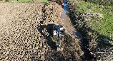 Sinop'ta dere taşkınlarına müdahale