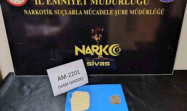 Sivas'ta uyuşturucu operasyonu: 3 kişi tutuklandı