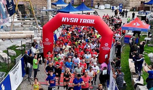 Sporseverler Nysa Antik Kenti'nde buluştu