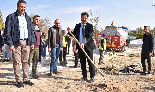 SÜ'de Milli Ağaçlandırma Günü'nde yüzlerce fidan dikildi