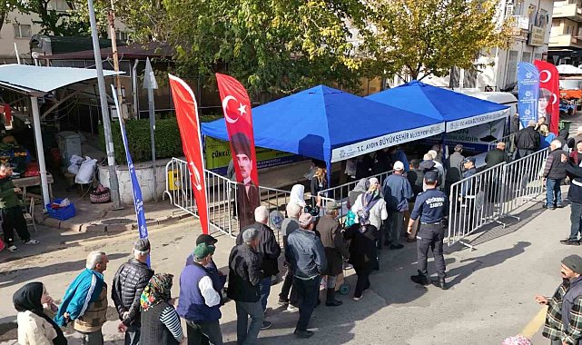 Sultanhisar'da kışlık fideler vatandaşlara dağıtıldı