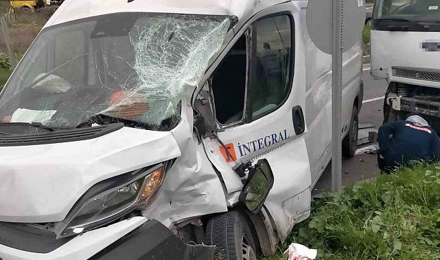Tekirdağ'da trafik kazası: 1 yaralı