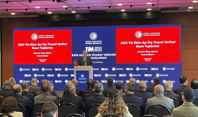 Ticaret Bakanı Bolat: "2025 yılı Ekim ayında ihracatımız yüzde 2,3 artışla 24 milyar dolar olarak gerçekleşti"