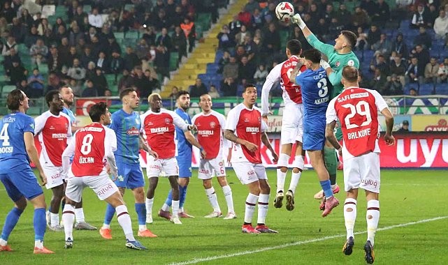 Trendyol Süper Lig: Çaykur Rizespor: 1 - Fatih Karagümrük: 0