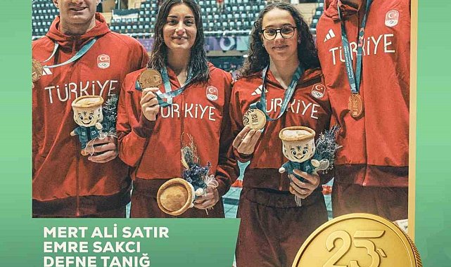 Türkiye, yüzmede 6 altın, 2 gümüş, 1 bronz madalya kazandı