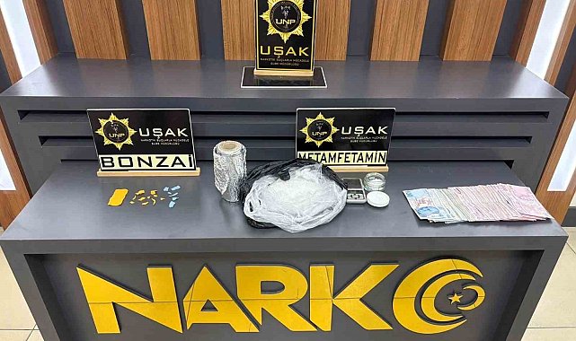 Uşak'ta uyuşturucu operasyonu: 5 kişi tutuklama