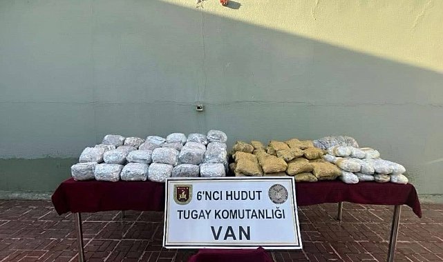 Van sınır hattında 109 kilogram uyuşturucu ele geçirildi