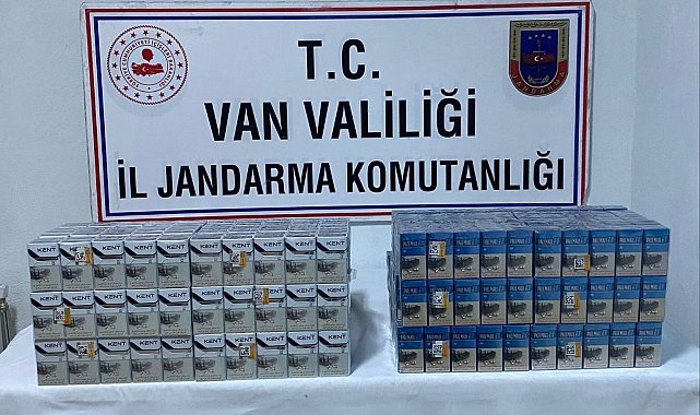 Van'da gümrük kaçağı sigara ve malzeme ele geçirildi