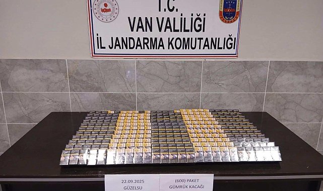 Van'da kaçak sigara ve malzeme ele geçirildi