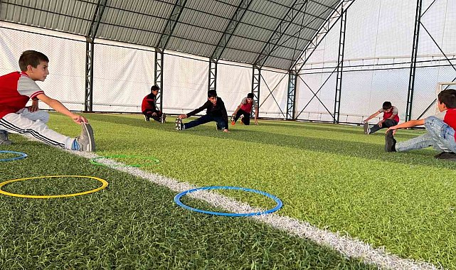 Varto'da futbol kursu sürüyor