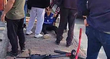 Yaya geçidinden bisikletiyle geçerken otomobilin çarptığı çocuk yaralandı