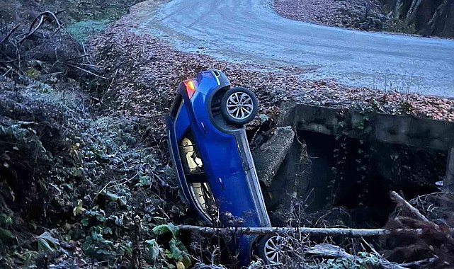 Yedigöller yolunda ölümden döndüler